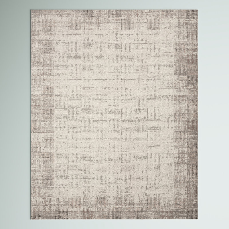Steelside™ Alyse Gray/Ivory Rug & Reviews Wayfair